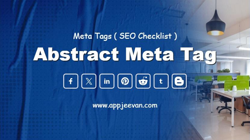 Abstract Meta Tag