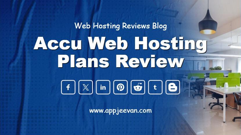 Accu Web Hosting Plans Review