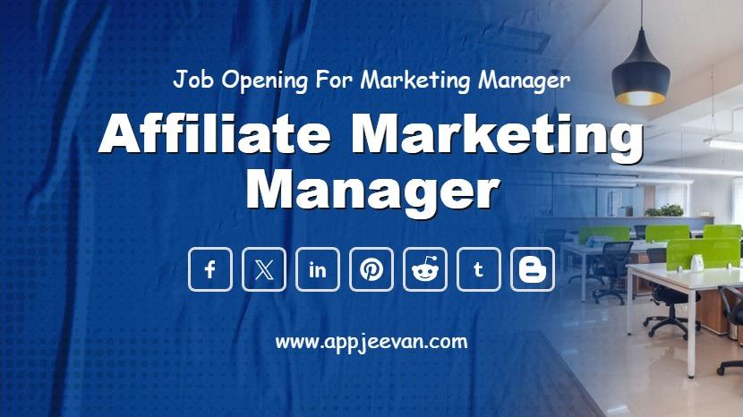 Affiliate Marketing Manager