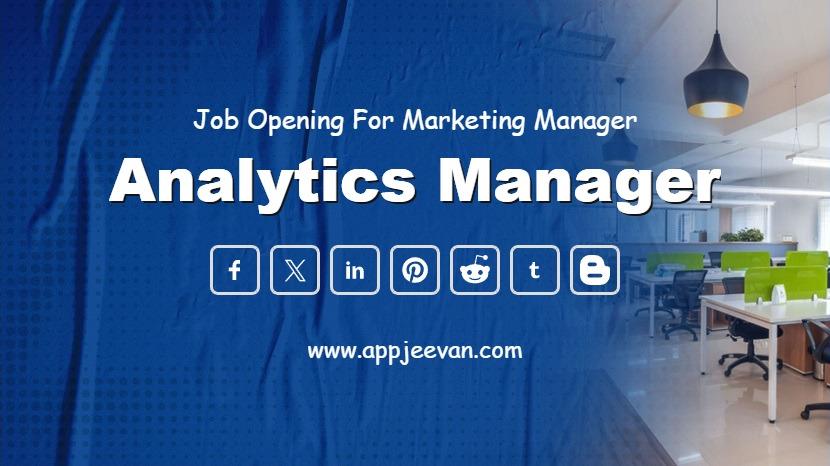 Analytics Manager