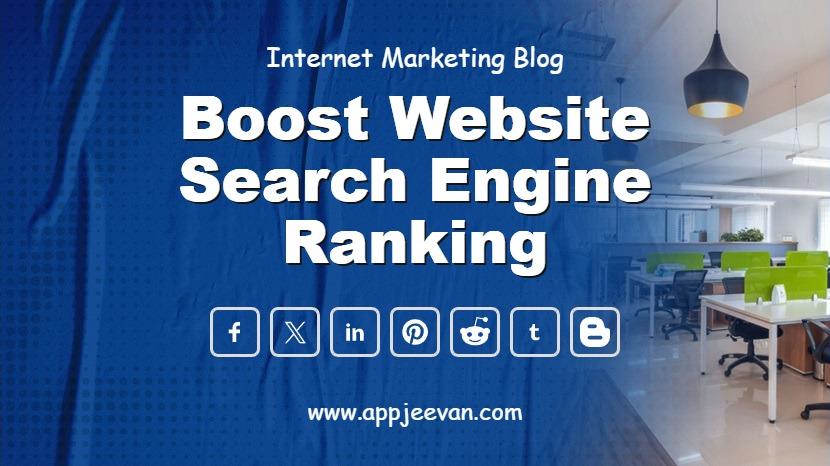 Boost Website Search Engine Ranking