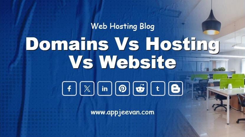 Domains vs Hosting vs Website