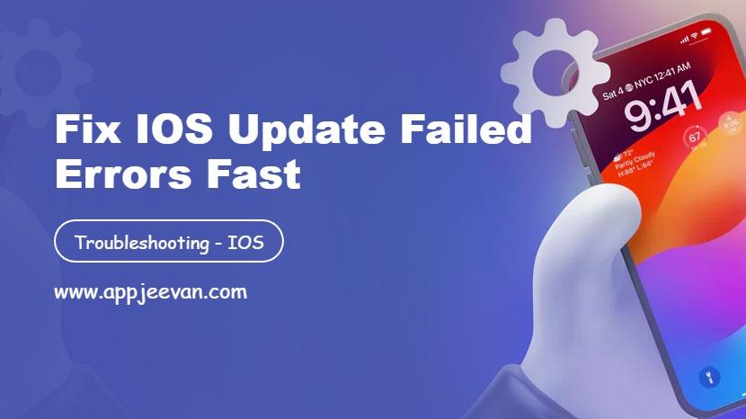iOS Update Failed