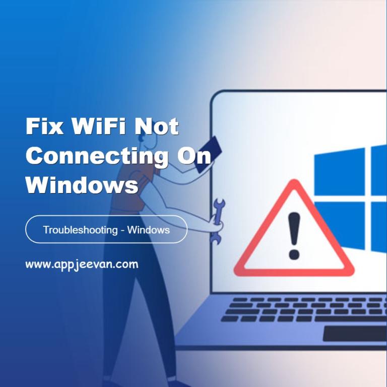Fix WiFi Not Connecting on Windows