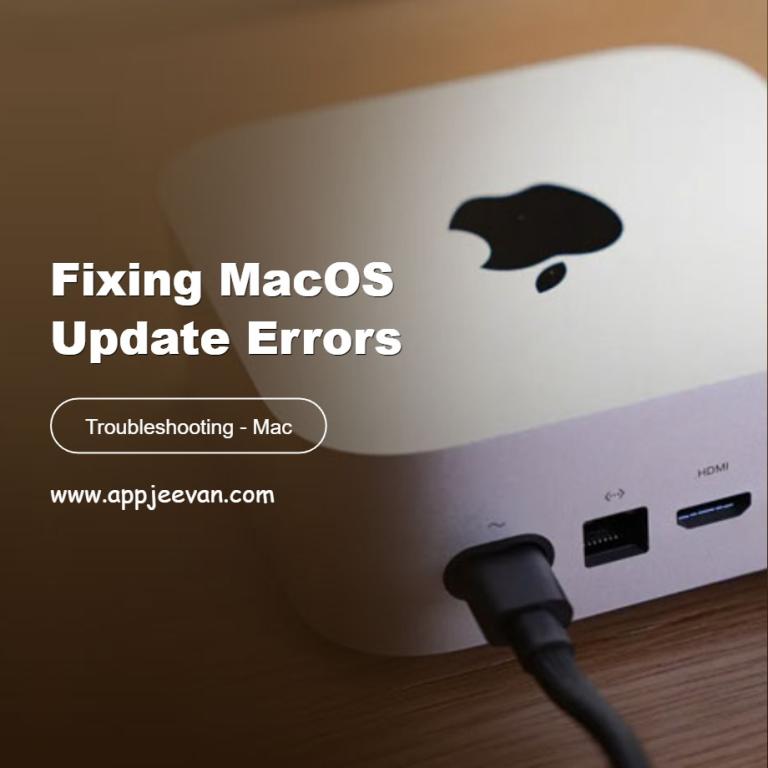 Fixing macOS Update Errors