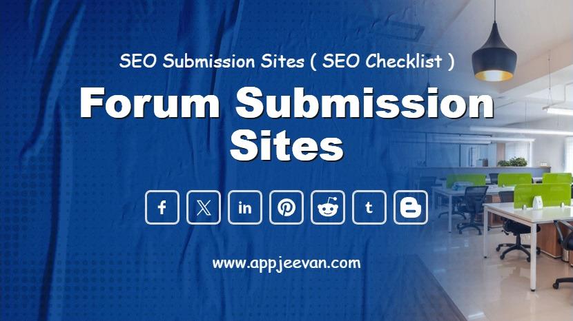 Forum Submission Sites