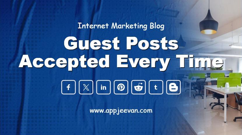 Guest Posts Accepted Every Time