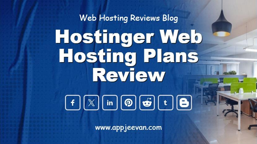 Hostinger Web Hosting Plans Review