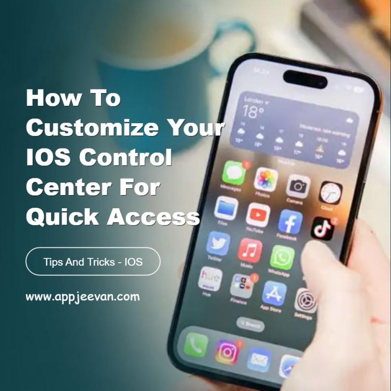 Customize iOS Control Center