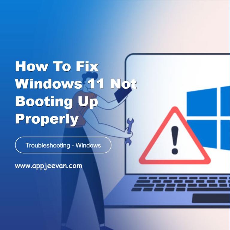Windows 11 Not Booting