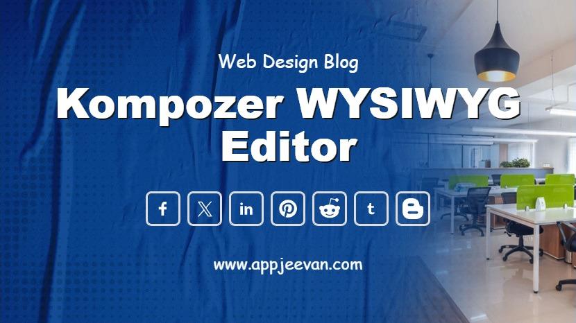 Kompozer WYSIWYG Editor