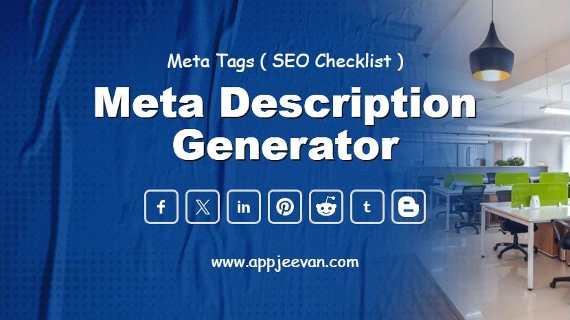 Meta Description Generator