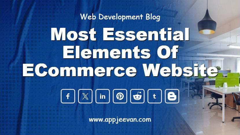 Most Essential Elements of eCommerce Website