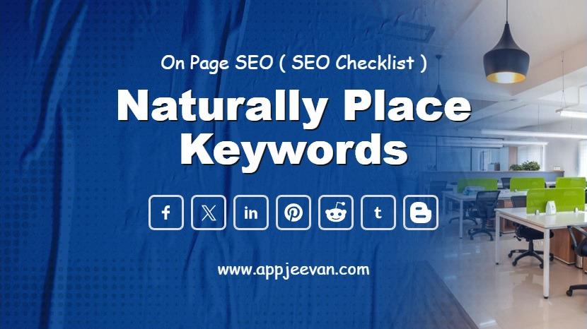 Naturally Place Keywords