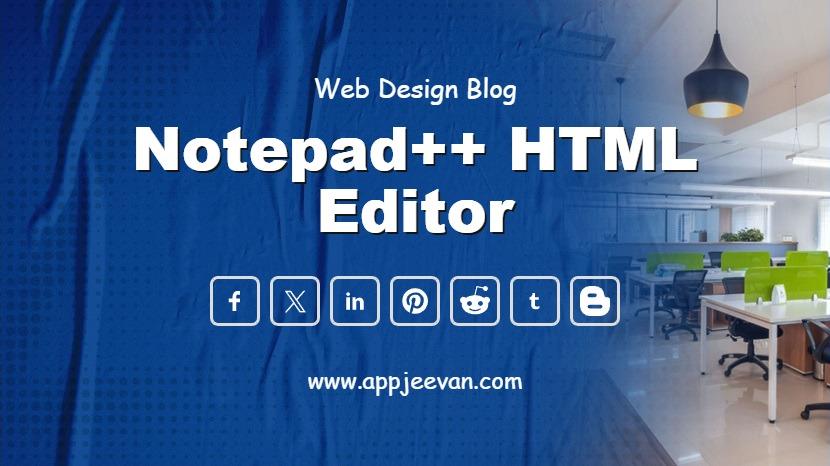 Notepad++ HTML Editor
