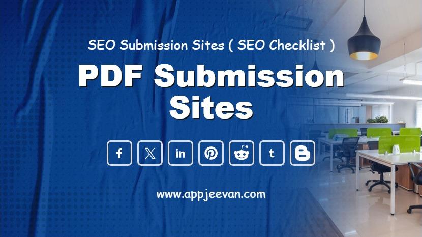 PDF Submission Sites