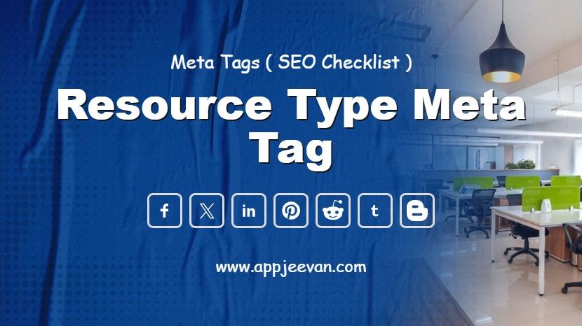 Resource Type Meta Tag